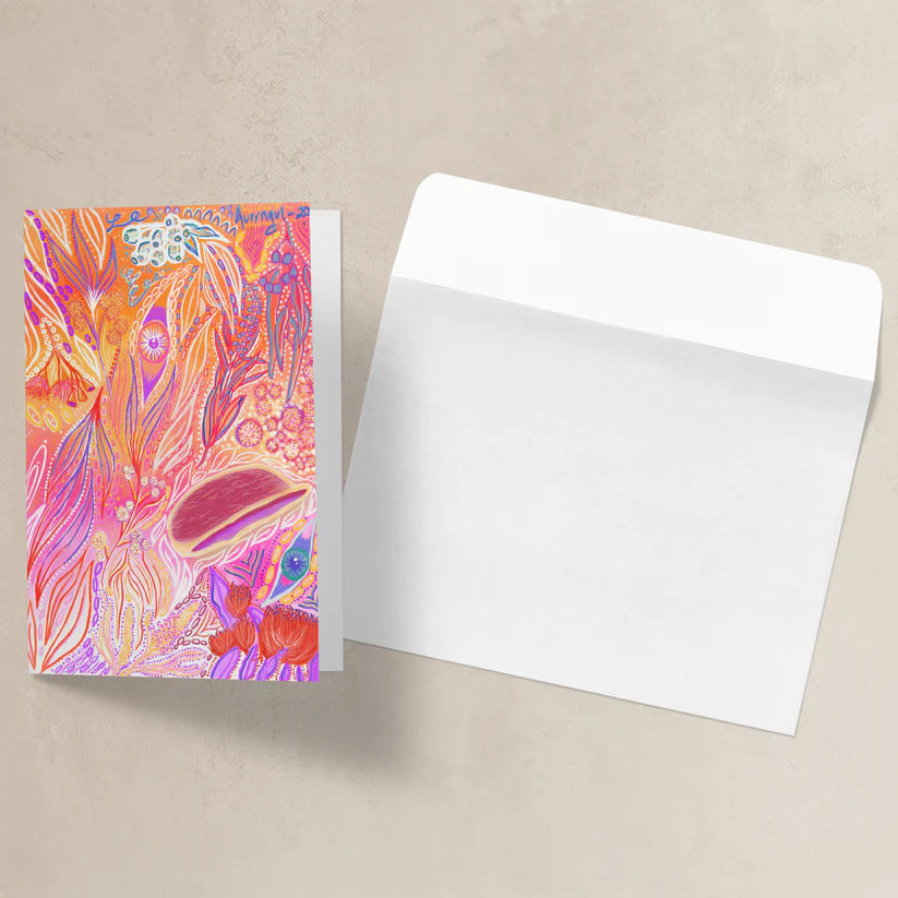 Gurrngul Art - 'Bush Medicine' Greeting Card