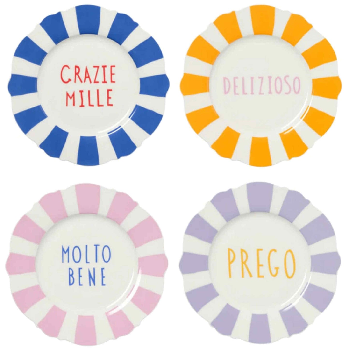 In The Roundhouse - "Grazie Mille" Dinner Plate Set