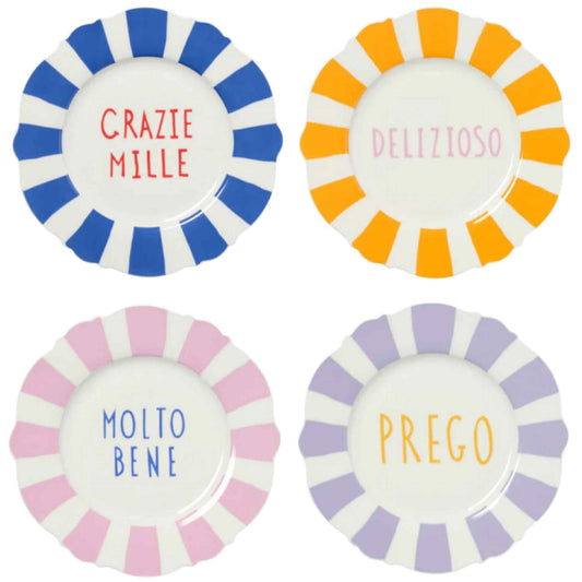 In The Roundhouse - "Grazie Mille" Dinner Plate Set