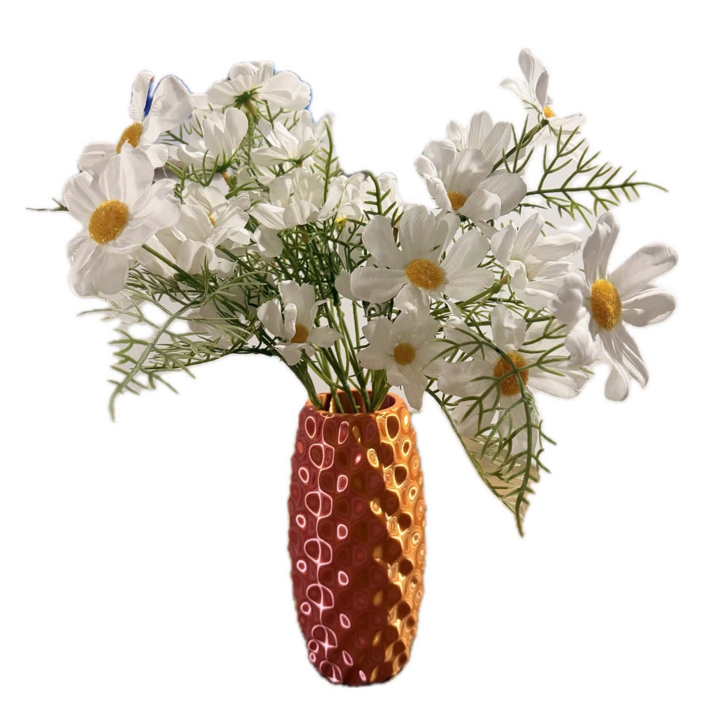 DWAYNSKI.3D - "Dimpla" Vase - Gilded Rose