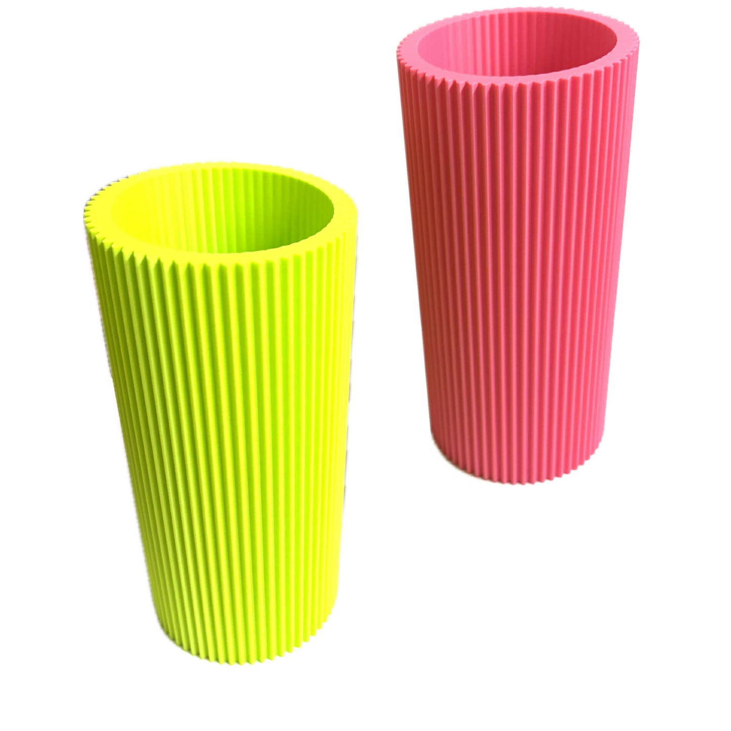 DWAYNSKI.3D - "Mapee" Vase - Neon Yellow