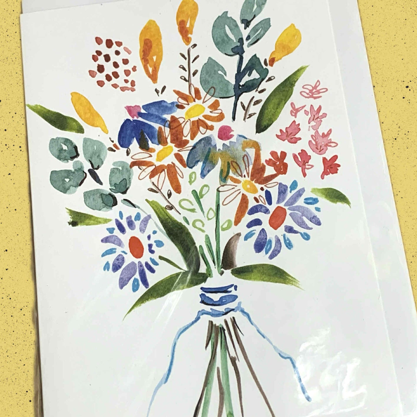 ESZTER'S CREATIONS- "Abundant Blooms"- Greeting Card