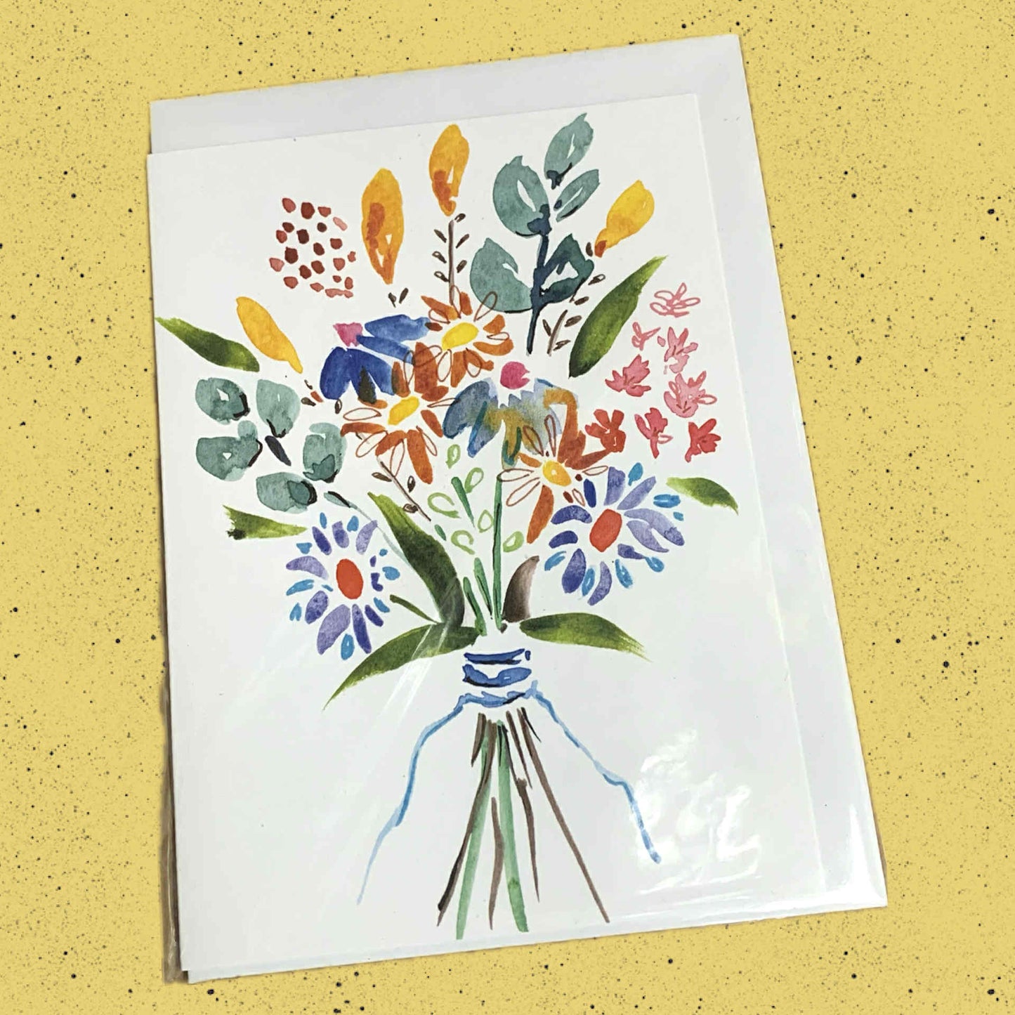 ESZTER'S CREATIONS- "Abundant Blooms"- Greeting Card