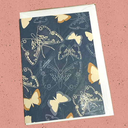 ESZTER'S CREATIONS- "Butterflies"- Greeting Card