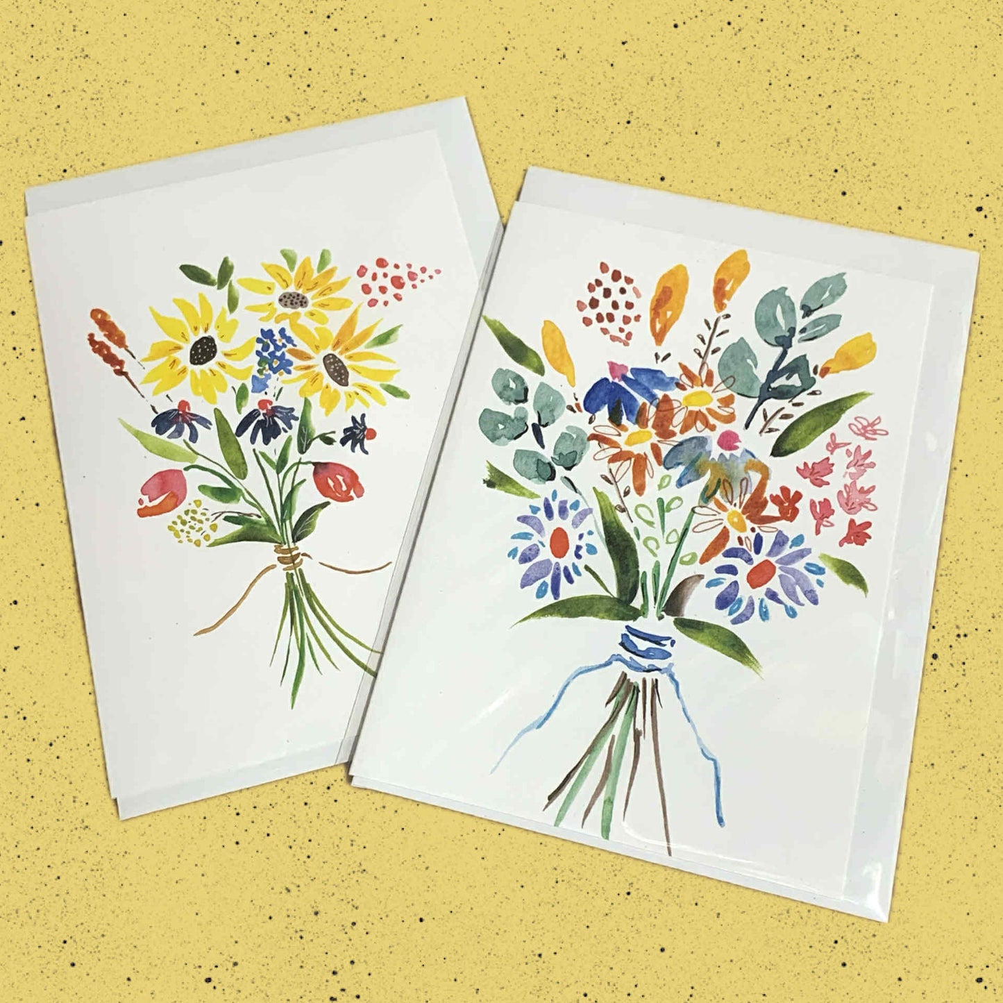 ESZTER'S CREATIONS- "Petite Blooms"- Greeting Card