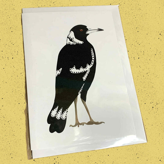 ESZTER'S CREATIONS- "Magpie"- Greeting Card
