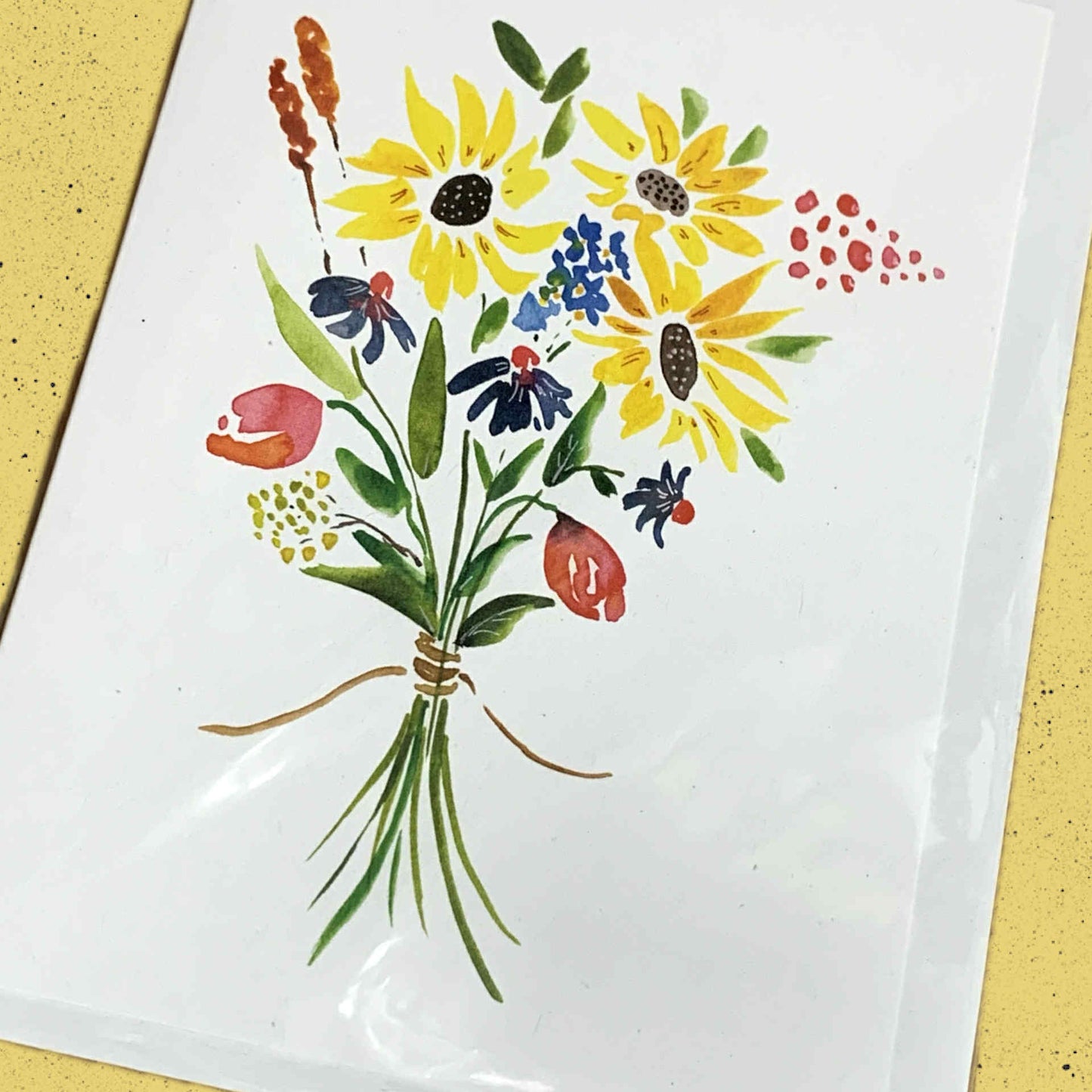 ESZTER'S CREATIONS- "Petite Blooms"- Greeting Card