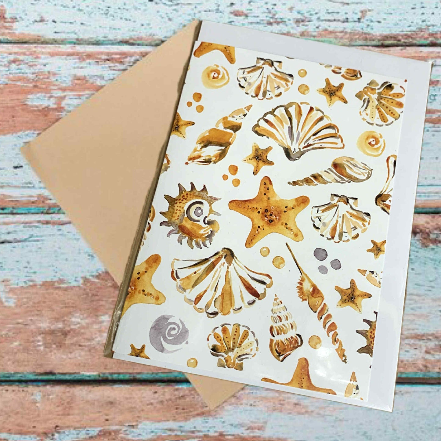 ESZTER'S CREATIONS- "Shells"- Greeting Card