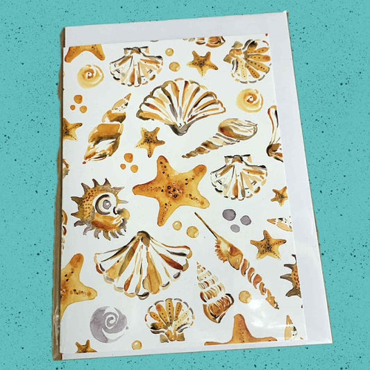 ESZTER'S CREATIONS- "Shells"- Greeting Card