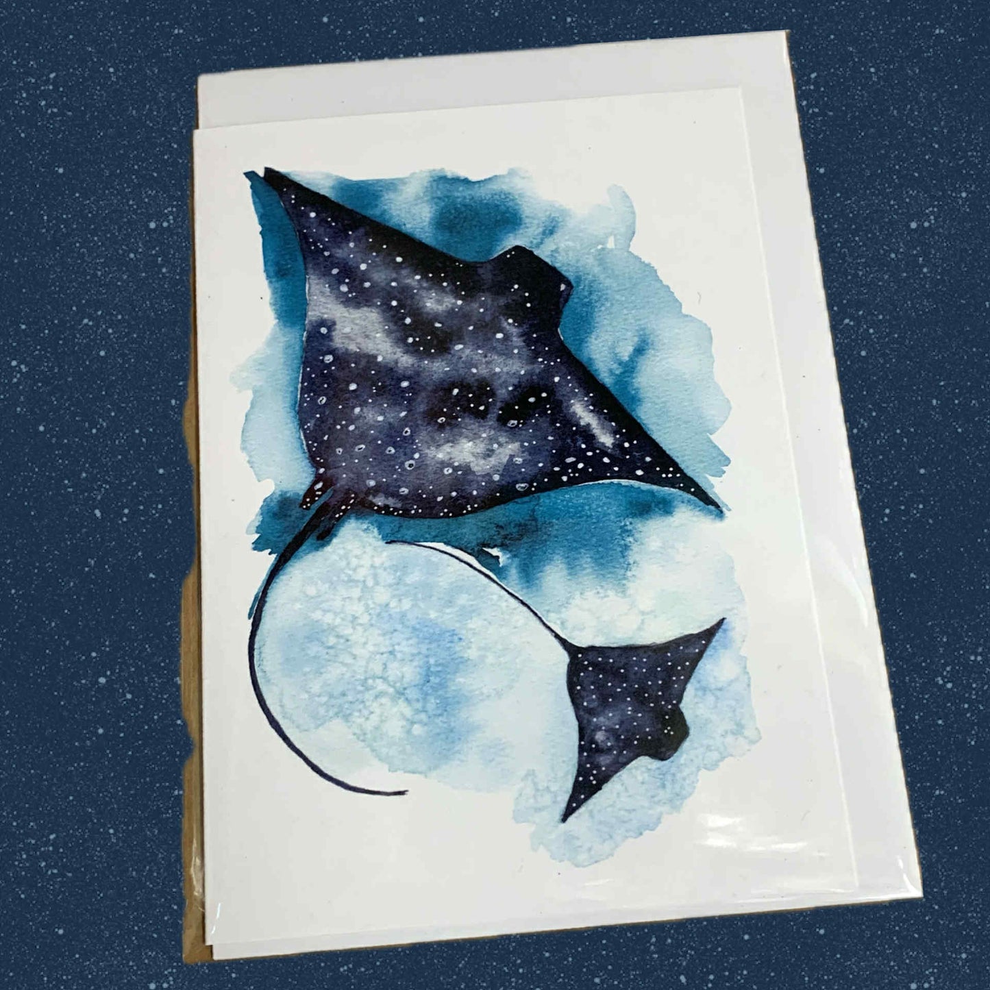 ESZTER'S CREATIONS- "Stingray"- Greeting Card