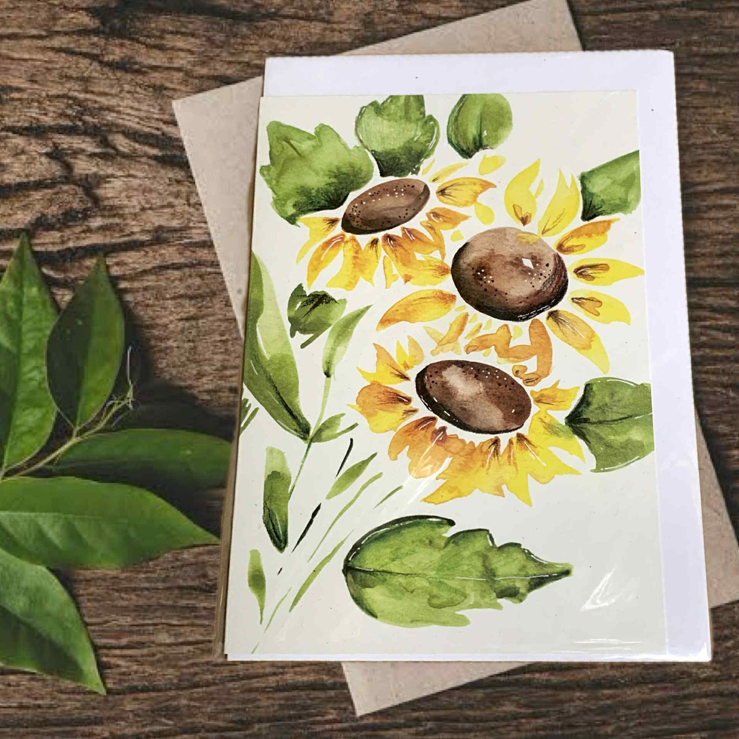 ESZTER'S CREATIONS- "Sunflowers"- Greeting Card