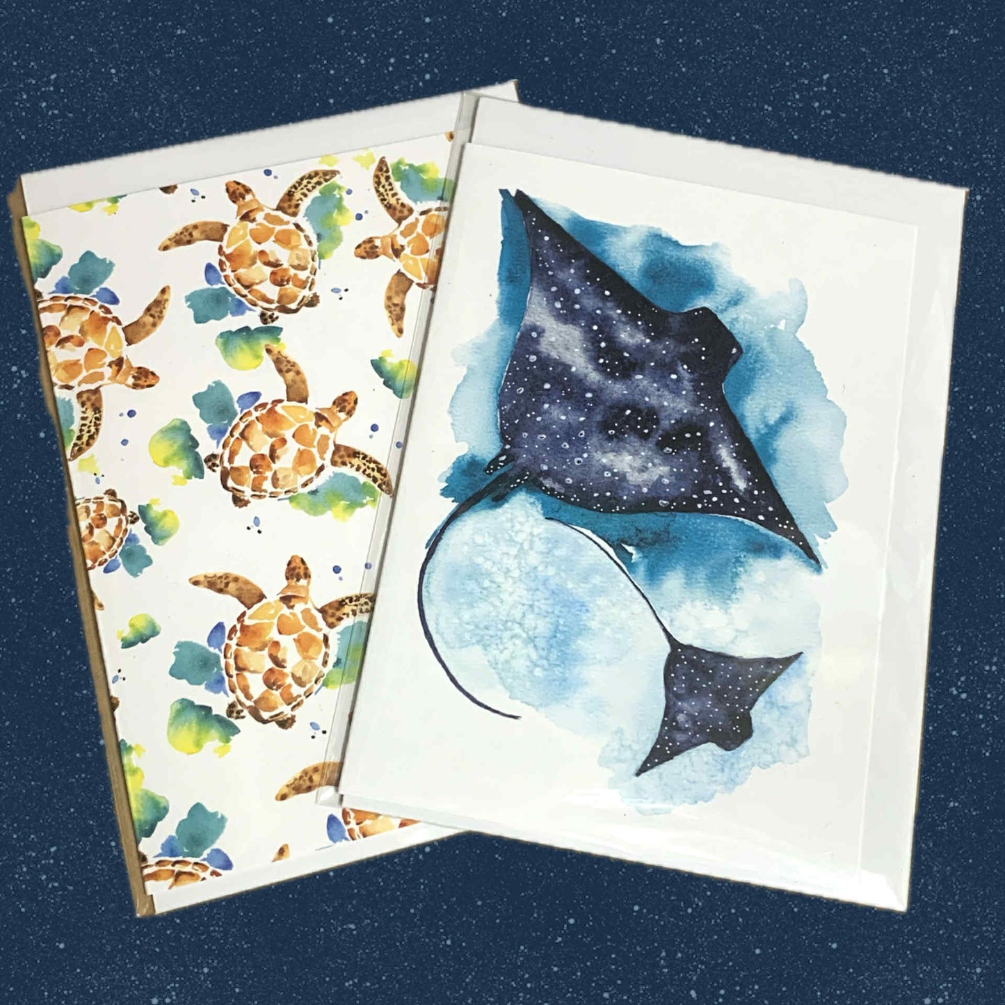 ESZTER'S CREATIONS- "Stingray"- Greeting Card