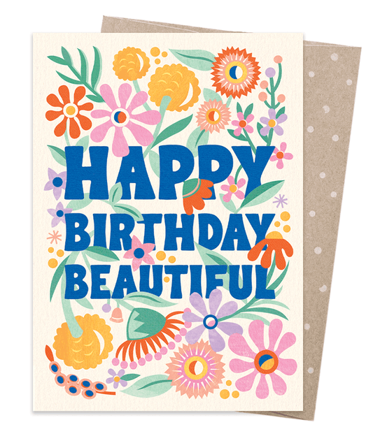 EARTH GREETINGS- Birthday Beauty Card