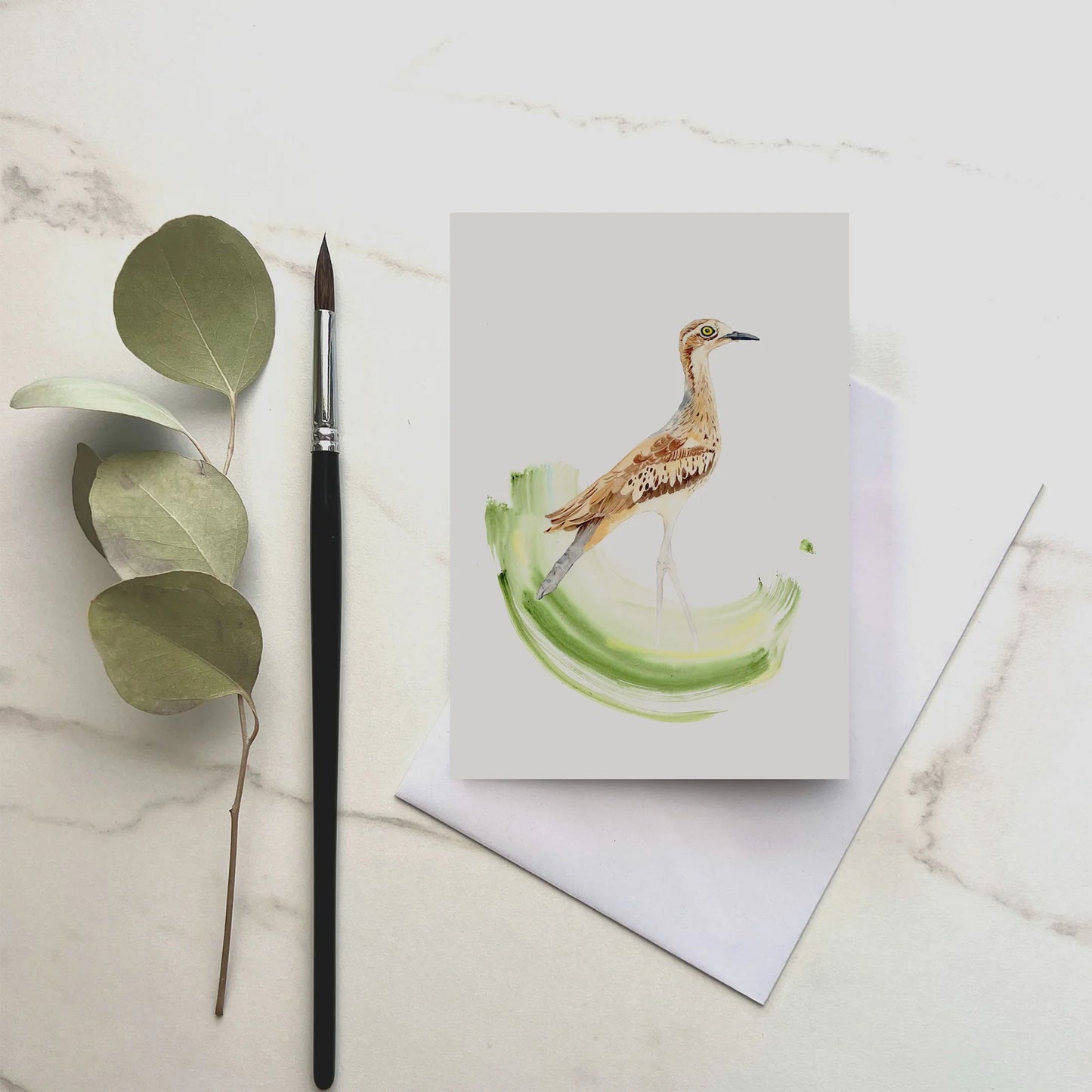 ESZTER'S CREATIONS- "Curlew"- Greeting Card