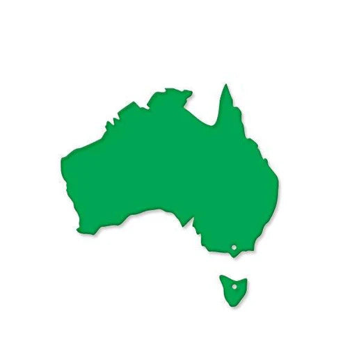 MAKIN' WHOOPEE - GREEN MAP- AUSSIE MAGNET