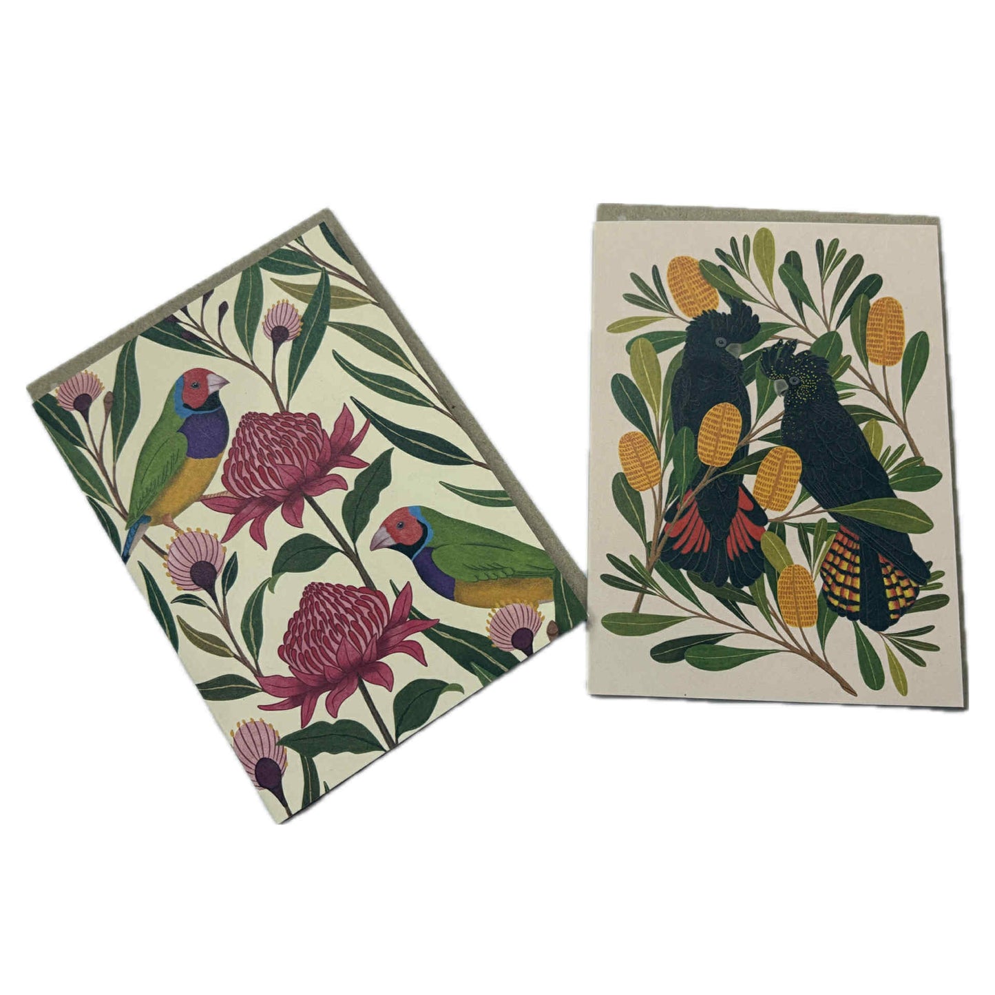 EARTH GREETINGS- Gouldian Finches Card