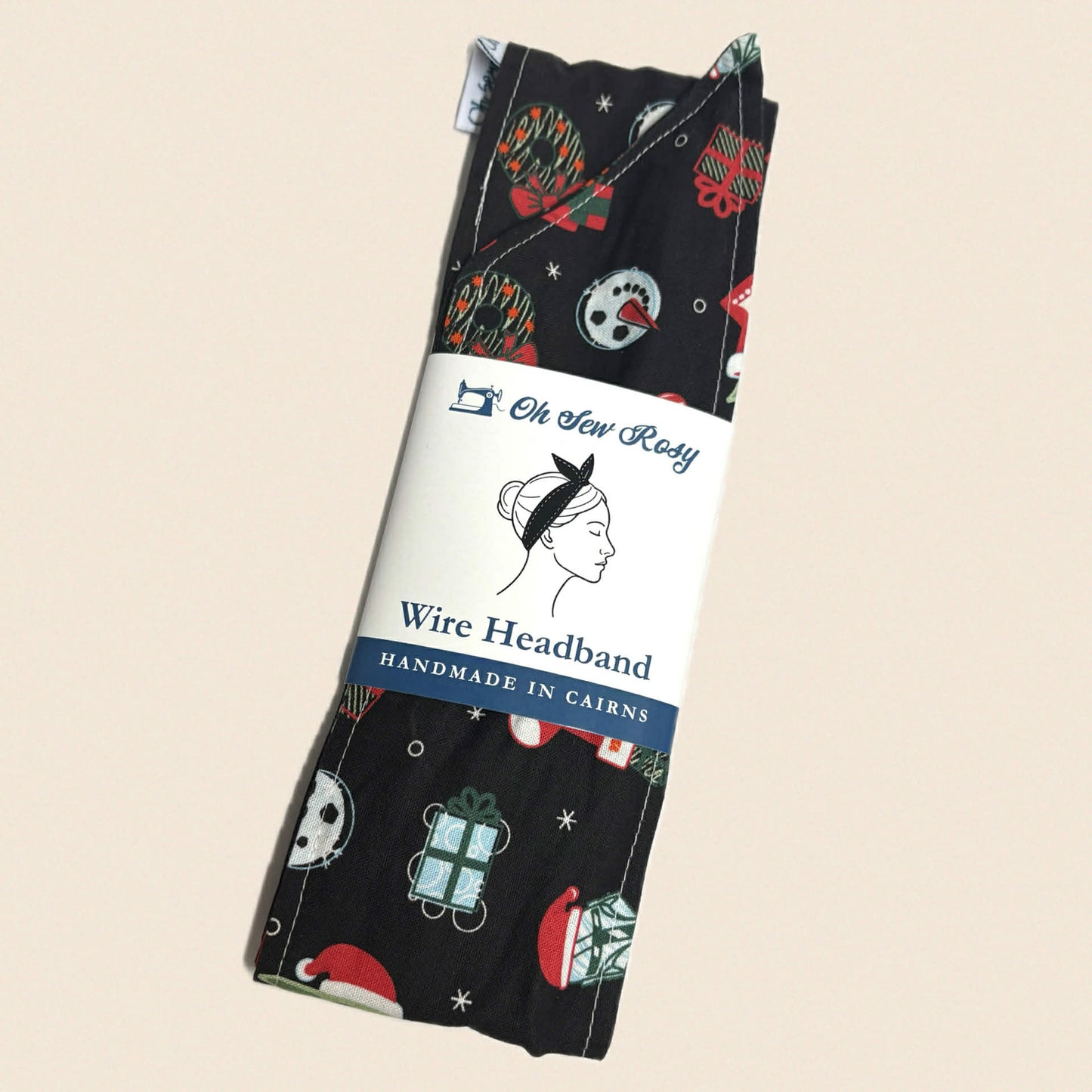 OH SEW ROSY: CHRISTMAS WIRE HEADBAND - SW Christmas 2