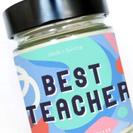NOOK & BURROW- "BEST TEACHER CANDLE" - Butterscotch Toffee