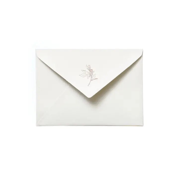 TYPOFLORA - "Floral Wedding Cake" GREETING CARD