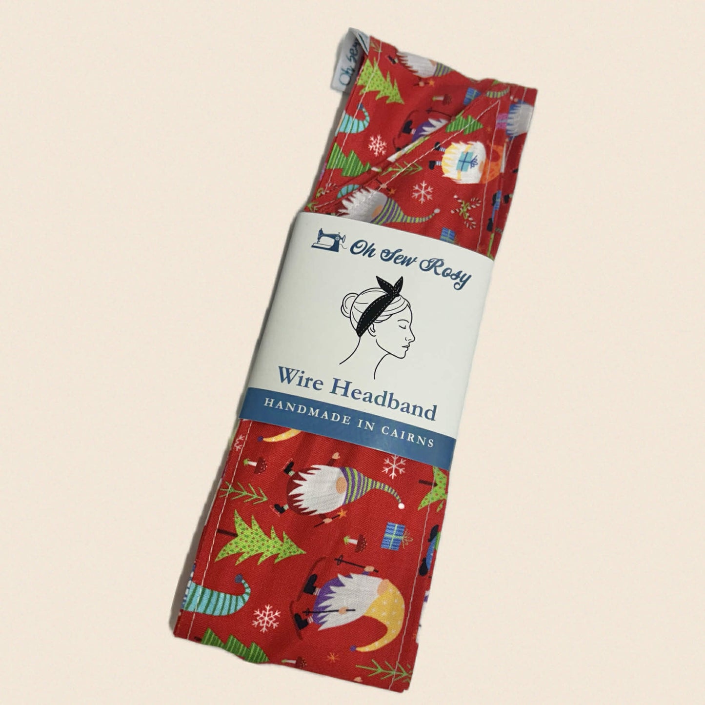 OH SEW ROSY: CHRISTMAS WIRE HEADBAND - Christmas Gnomes