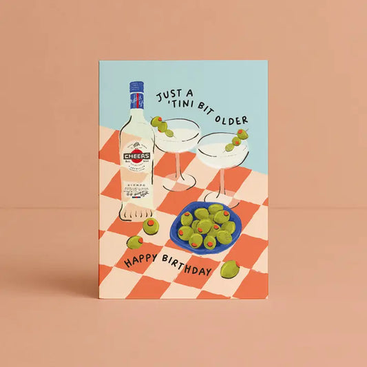 DAYMAKER STATIONERY- "'Tini Bit Older"- Birthday Card