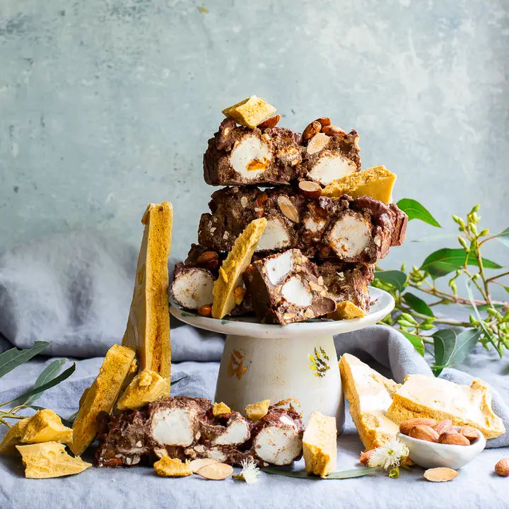 PEBBLY PATH- Honeycomb Highway Rocky Road- 100g