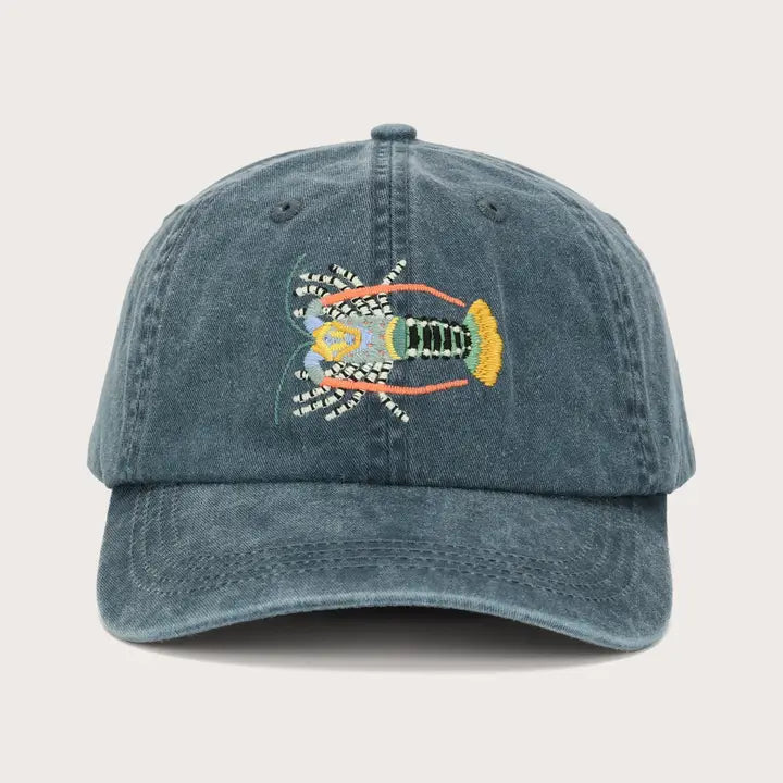 PALLION POINT - FISH LIDS - Tropical Rock Lobster Cap in Stone