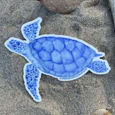 Shanna Trees Creations- Loggerhead Turtle Sticker