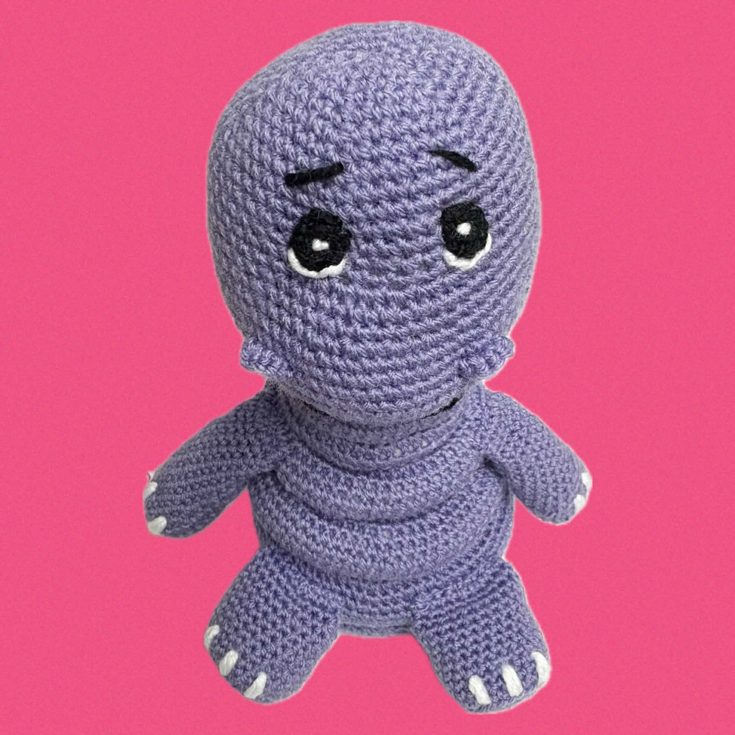 HOOKED BY JEN- Crochet Stacking Dinosaur