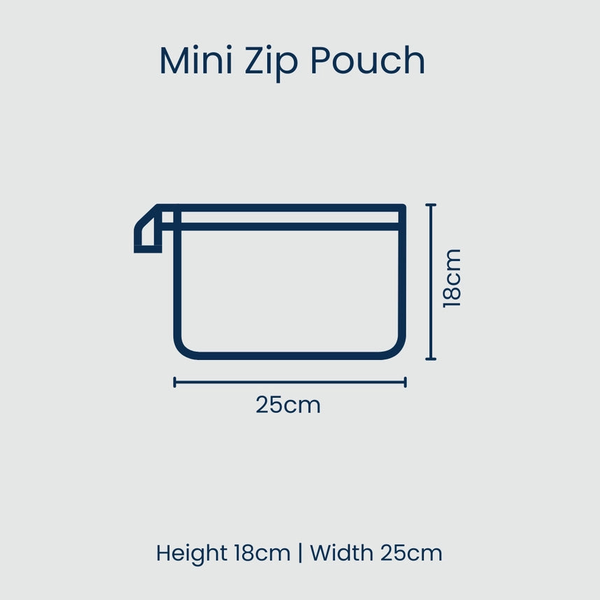PROJECT TEN - "The Mini"- "Leopard" Small Zip Pouch