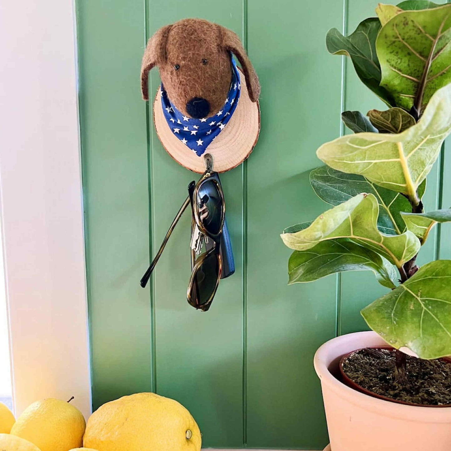 HOME DWELLER - Cioccolato - Doggy Wall Decor Hook