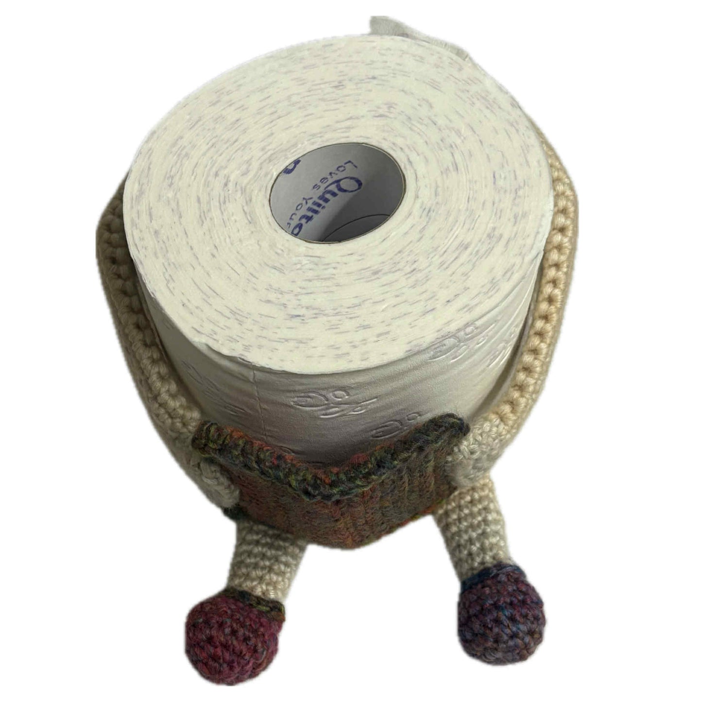 FIBRESCAPE - Book Reader Toilet Paper Holder - creamy