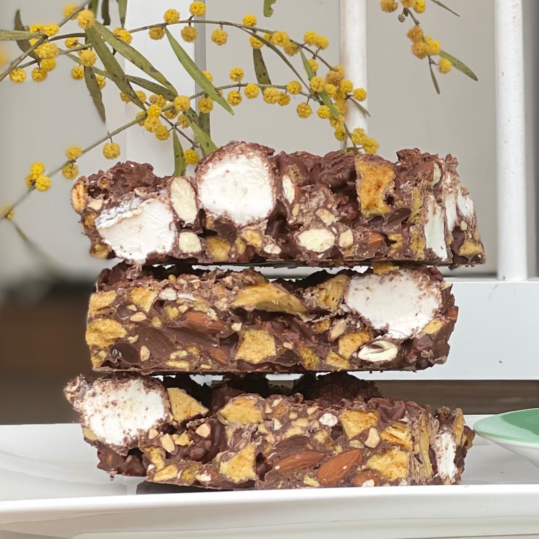 PEBBLY PATH- Honeycomb Highway Rocky Road- 100g