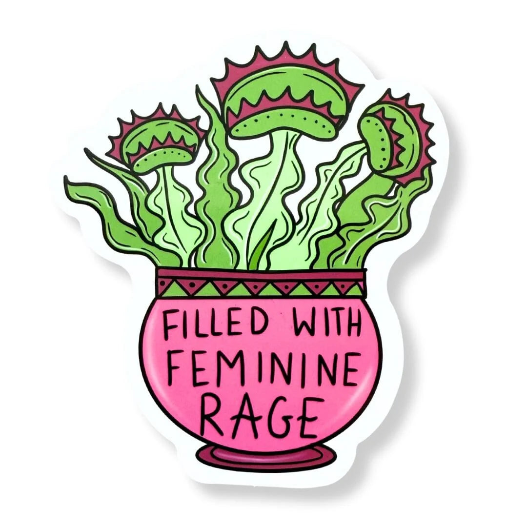 JUBLY-UMPH - "Filled with Feminine Rage" - Sticker