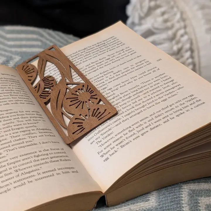 STRAYA ART- Flowering Bluegum- Wooden Bookmark