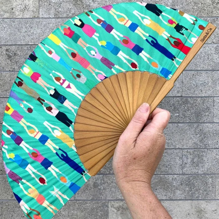 SISTA & CO. - BESPOKE HAND FANS - Bronwyn David X Sista & Co. 'Girl Gang'