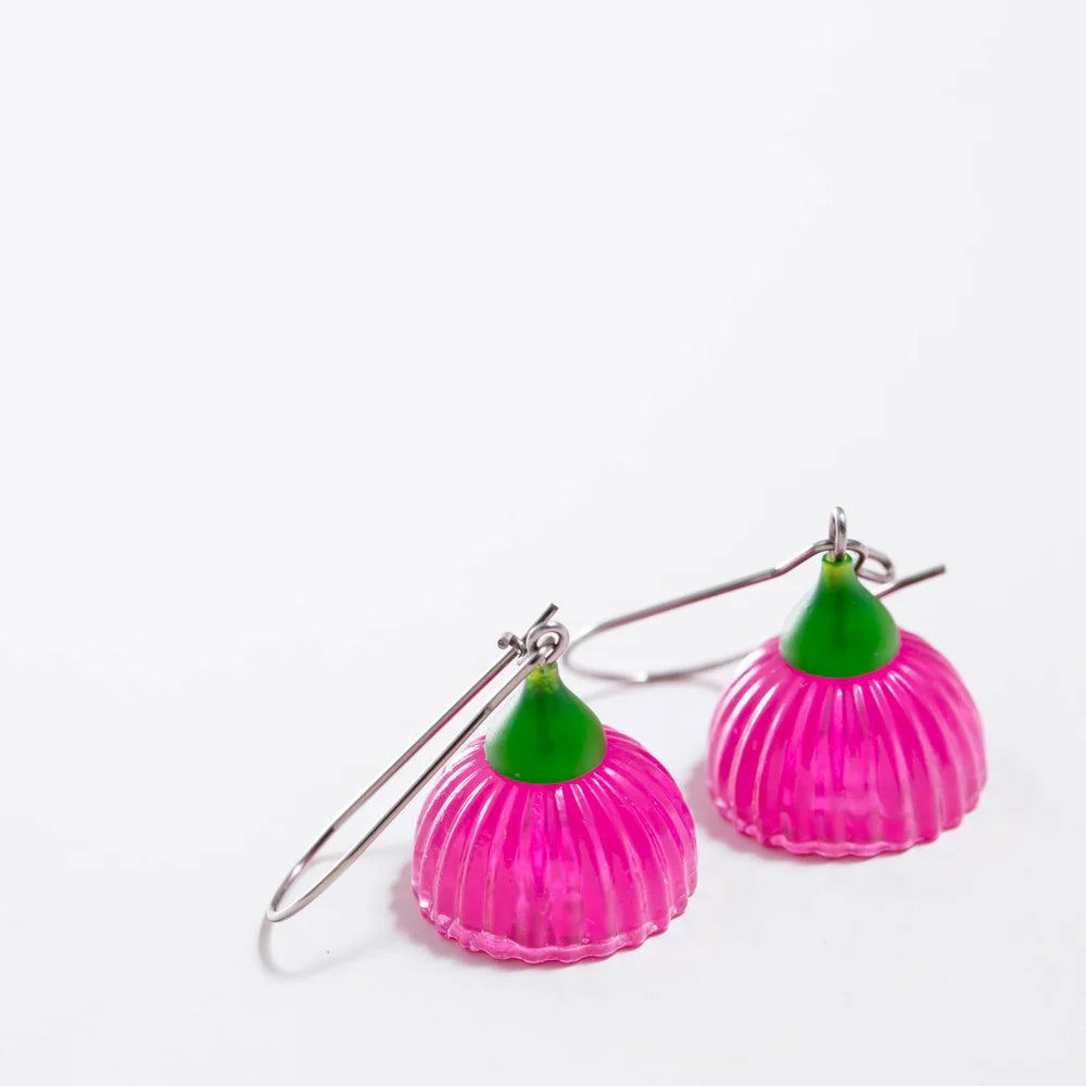 CLAIRE ISHINO- Gum Blossum Earrings - Pink