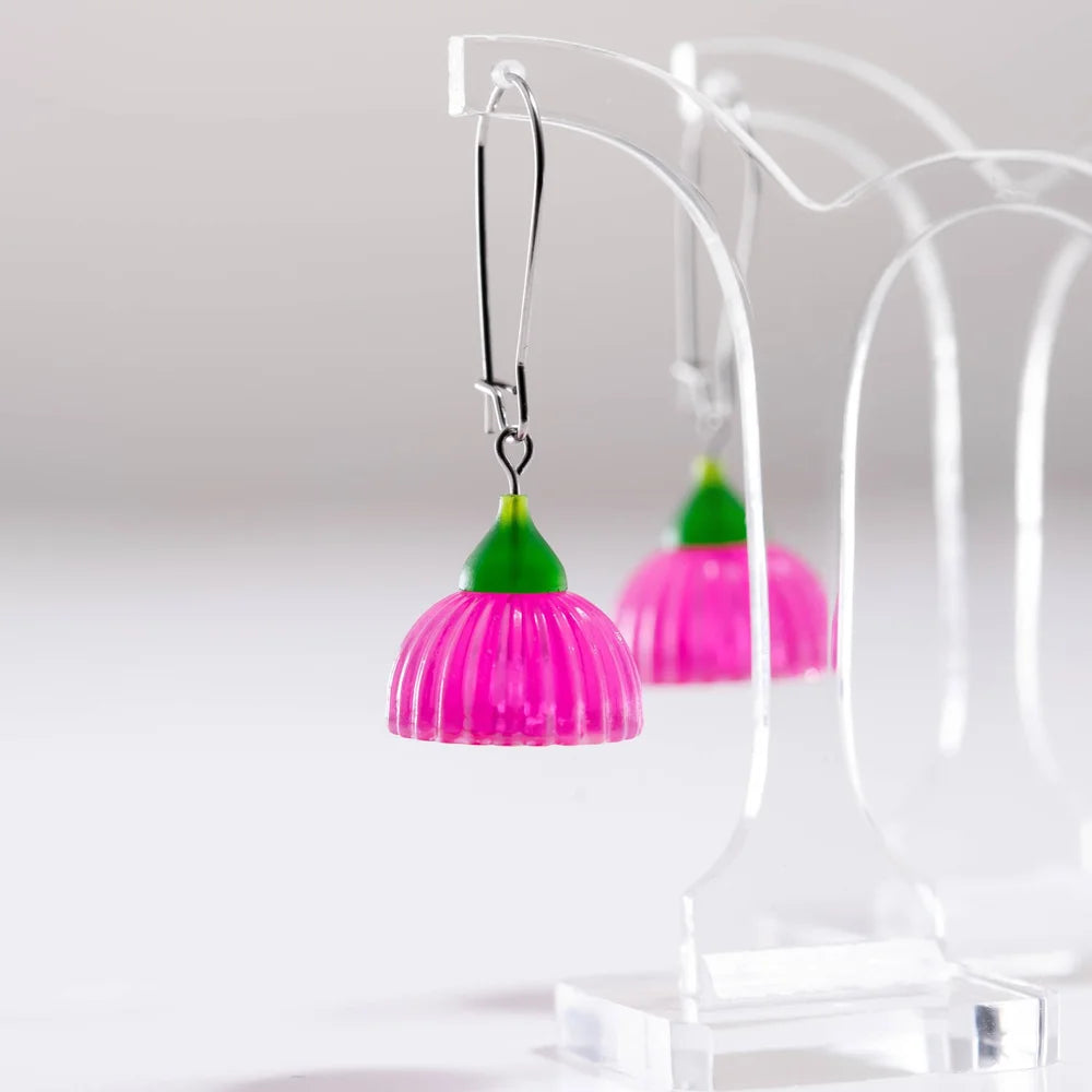 CLAIRE ISHINO- Gum Blossum Earrings - Pink