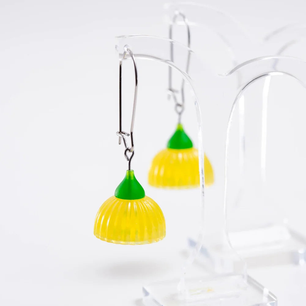 CLAIRE ISHINO- Gum Blossum Earrings - Sunshine Yellow