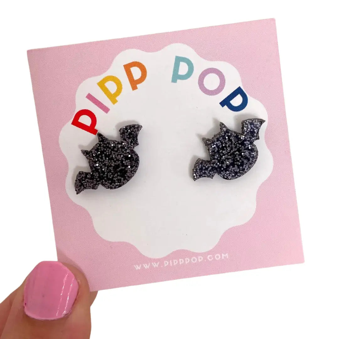 PIPP POP- Halloween Bat Studs