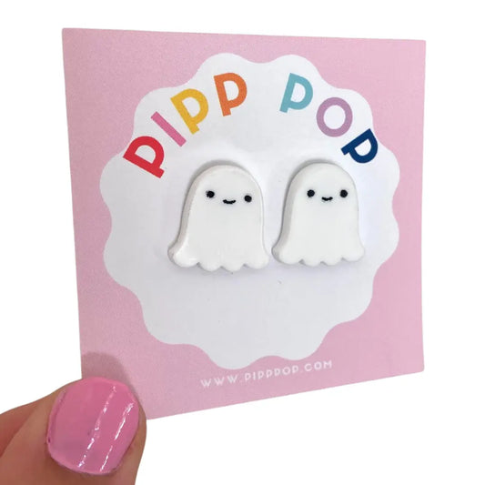PIPP POP- Halloween Ghost Studs