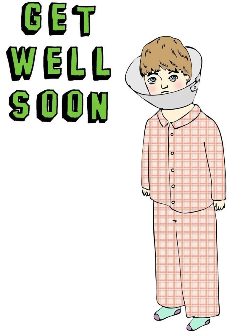ABLE & GAME- Get Well Soon - Blank Greeting Cards