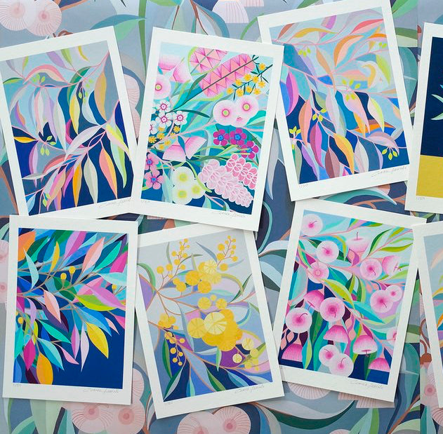 CLAIRE ISHINO- SMALL LIMITED EDITION A5 PRINTS- From All the Lands