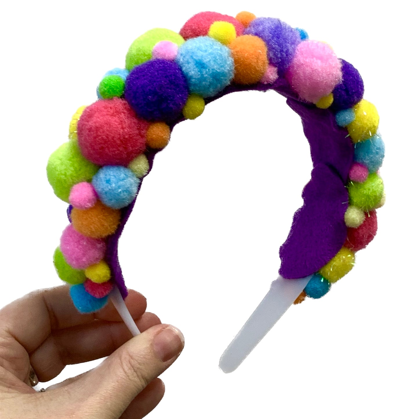 THIS BIRD HAS FLOWN- "Rainbow Cluster" FIESTA HEADBAND