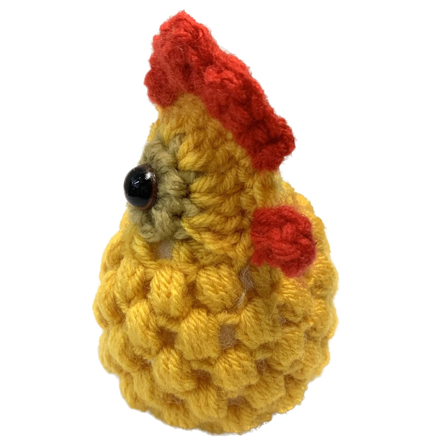 BEAKNITS- YELLOW CROCHETED CHICKEN