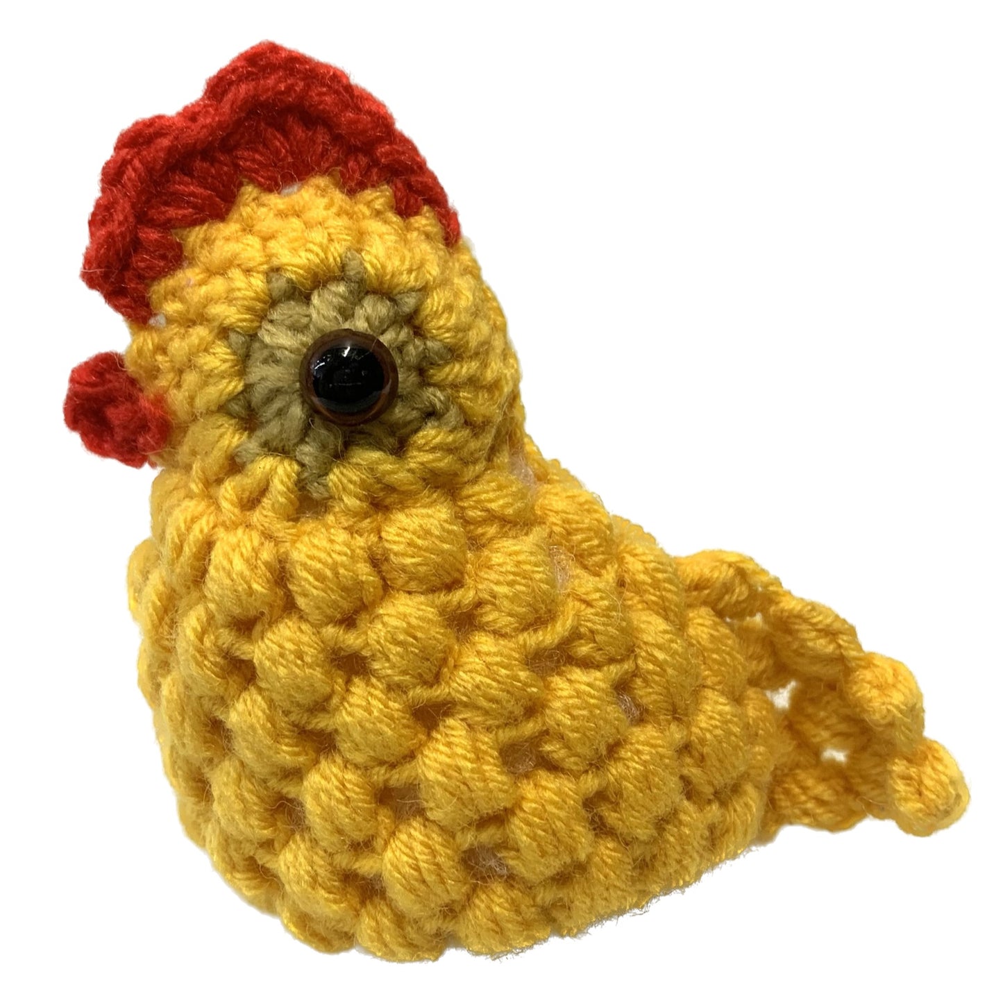 BEAKNITS- YELLOW CROCHETED CHICKEN