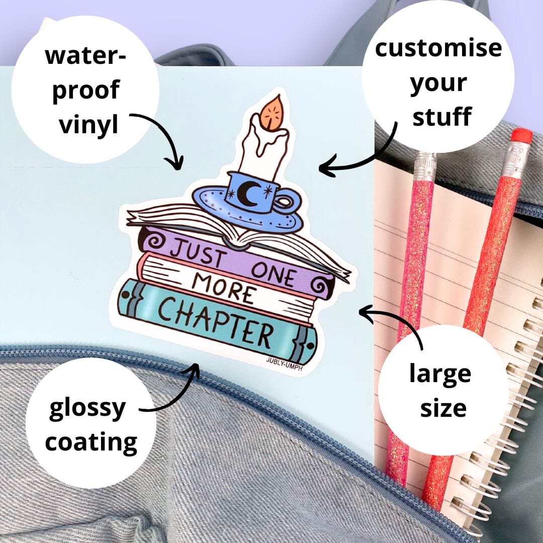 JUBLY-UMPH - "Just One More Chapter" - Sticker