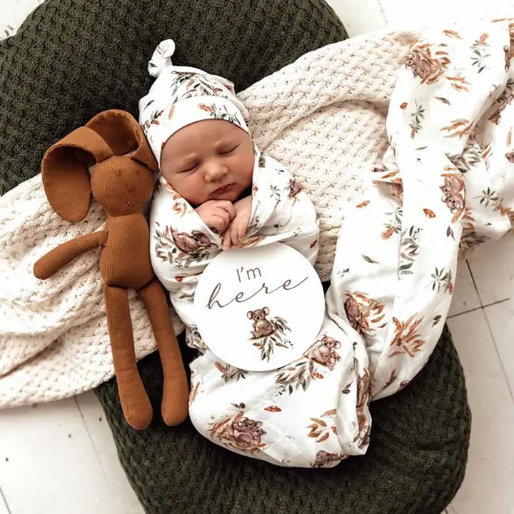SNUGGLE HUNNY Koala Organic Muslin Wrap