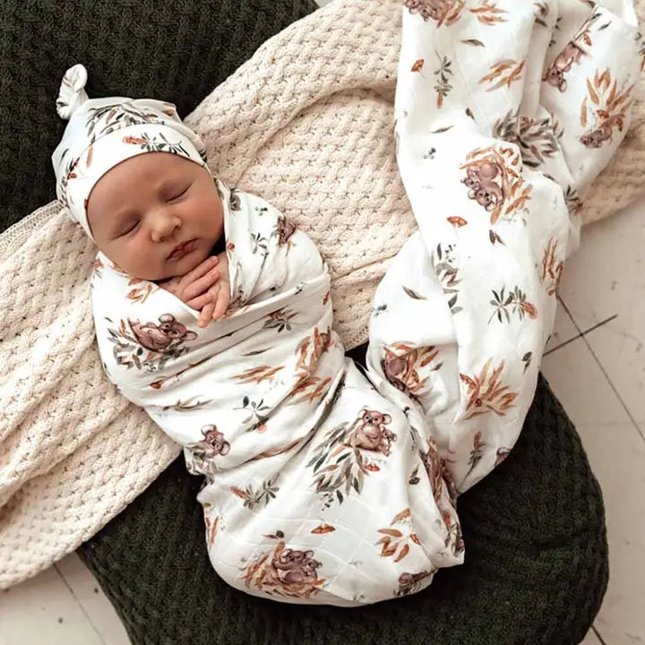 SNUGGLE HUNNY Koala Organic Muslin Wrap