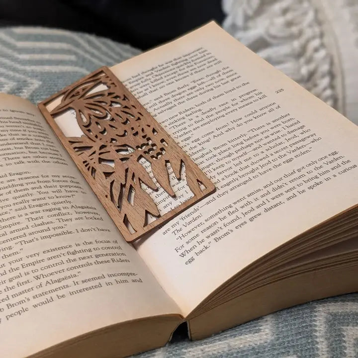 STRAYA ART- Kookaburra- Wooden Bookmark